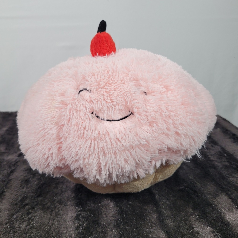 Squishable Mini Cupcake Plush Pink Frosting Cherry Stuffed Animal Toy 2015